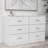 Modern White 6-Drawer Dresser For Bedroom - Ample Storage Wide Chest Of Drawers, Sturdy & Safe-594175415