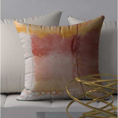 Abstract Throw Pillow