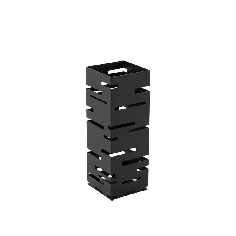 MODERN Metal Freestanding Umbrella Stand, Black