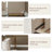 66.93"Luxury Vanity and Chest Combination