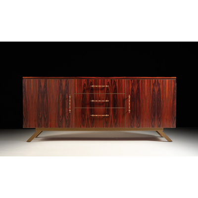 84" Wide 3 Drawer Sideboard