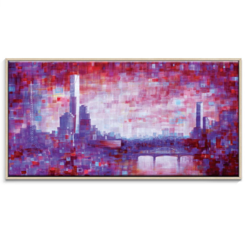John Louis Llyod - Painting on Canvas, Timber, 76cm H x 76cm W