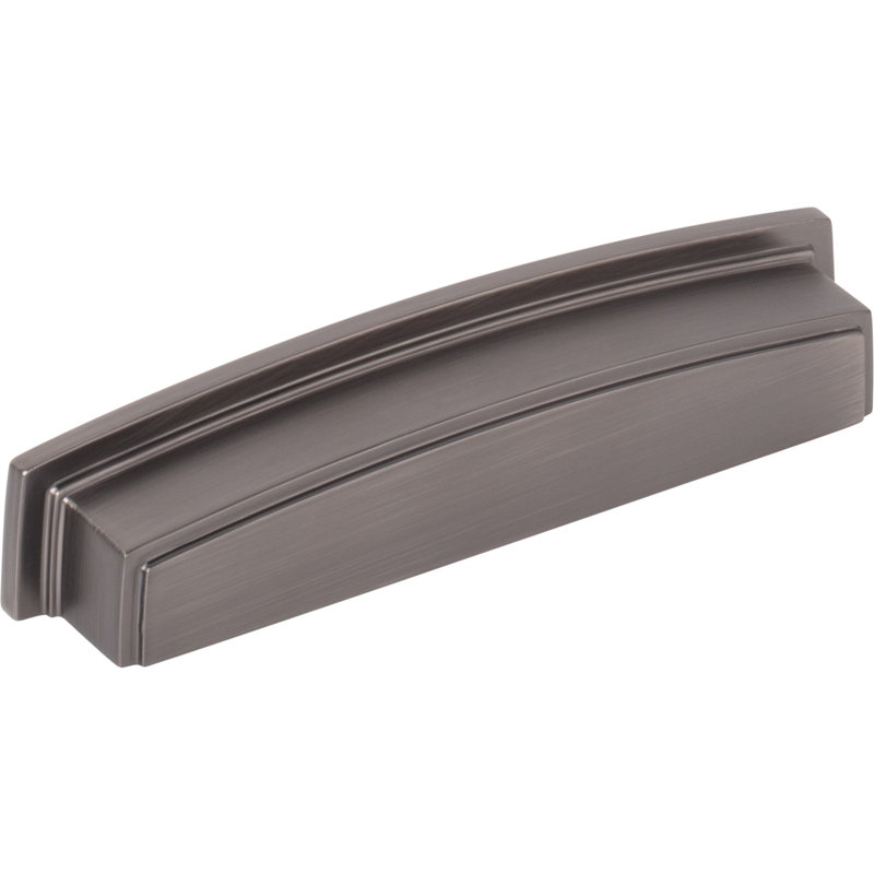 Cup / Bin Pull, Brushed Pewter