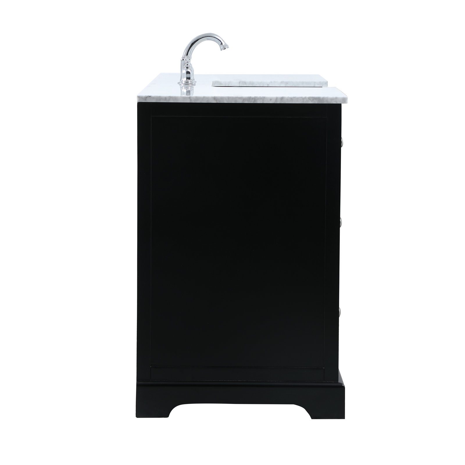 Pardue 60'' Single Bathroom Vanity, Black