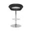 Sorrento Swivel Upholstered and Faux Leather Adjustable Height Bar Stool with Steel Frame-10259009-29908780