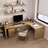 Burlywood Rectangular Solid Wood desks-111032613-111032614