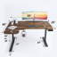 Bureau debout électrique en L 59 "x 40" avec contrôleur de mémoire, série DESK-QWA-4E2B-22-1654766342