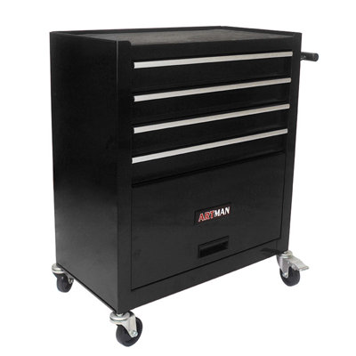 Chariot à outils multifonctionnel avec 4 roulettes