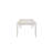 Expandable Leg Tablewith Metal Inlay - Vanilla