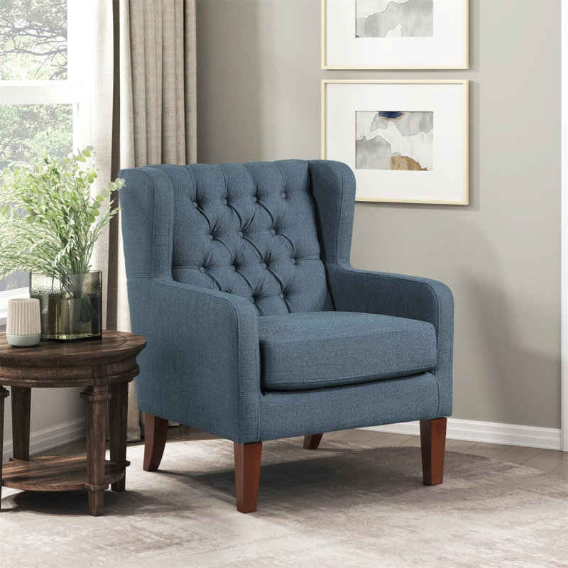 Fauteuil à oreilles Classic, Bleu