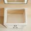 Meuble-lavabo simple autoportant de 24 po avec plateau entièrement assemblé