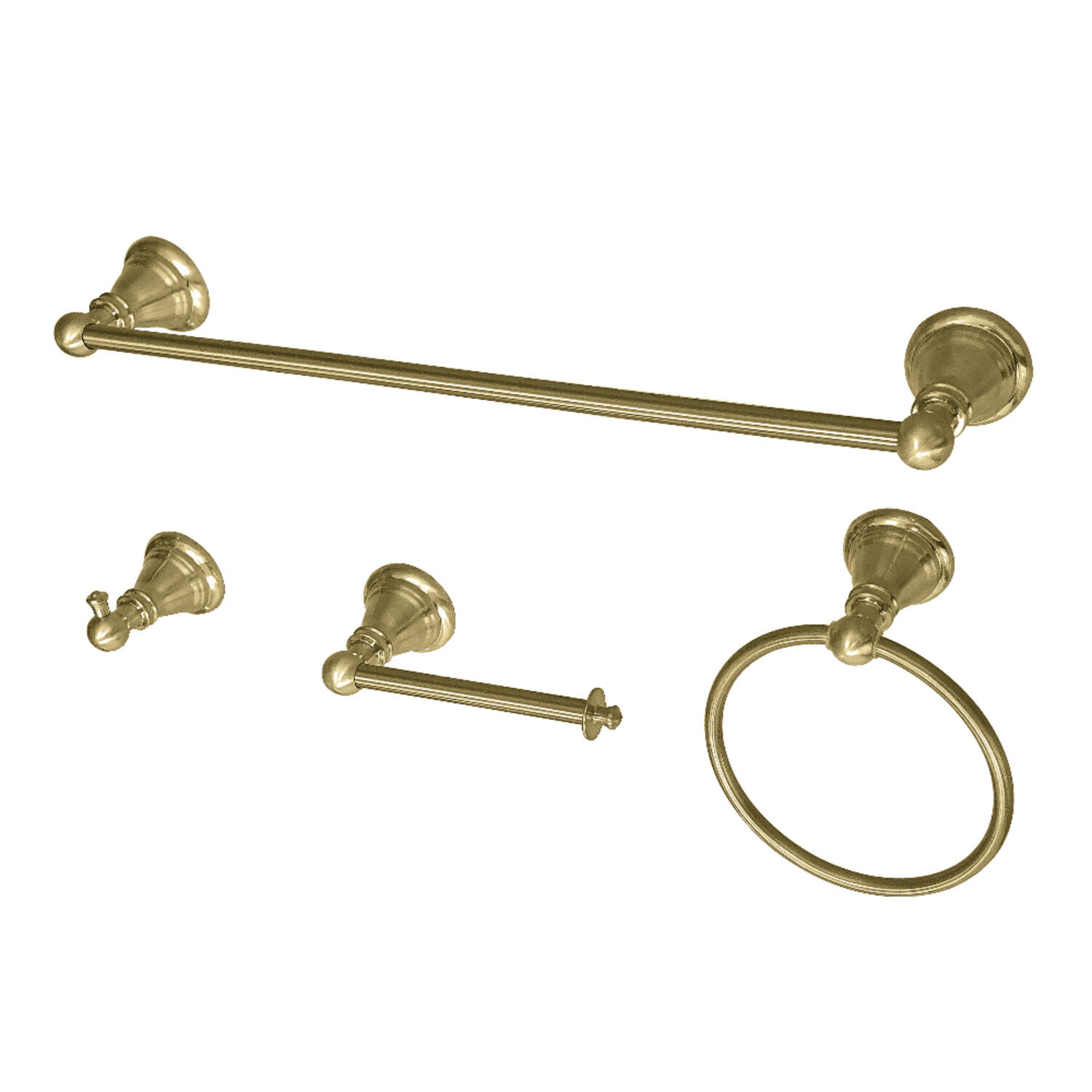 Kingston Brass 3-Pc. Bathroom Accessory Set in Brushed Nickel