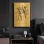 «Dance figure 5» par Stellar Design Studio, art mural en métal doré, 16 po x 24 po-133036879