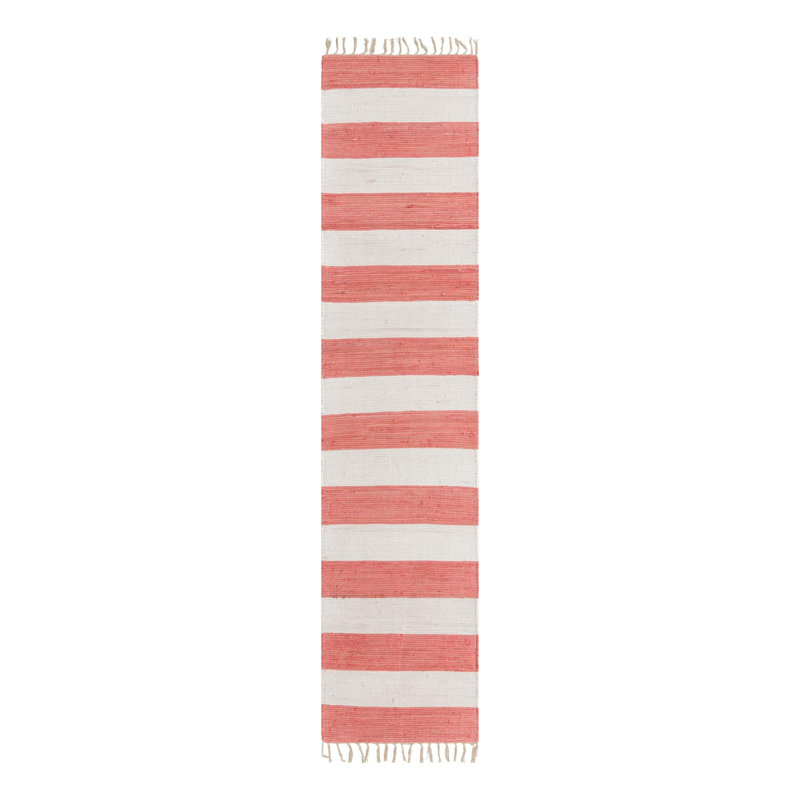 Clerestory Cotton Striped Indoor Rug, Runner 2'7" x 12'