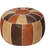 Clotine Faux Leather Pouf-287920653