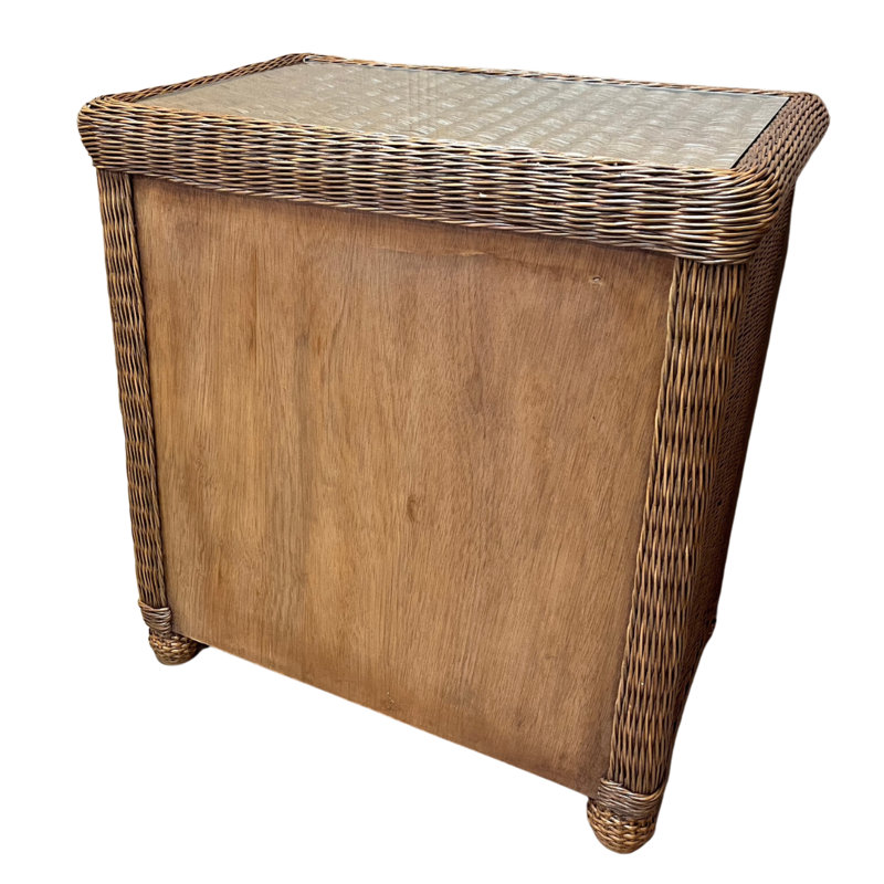 Commode 3 tiroirs Watkins, Brun