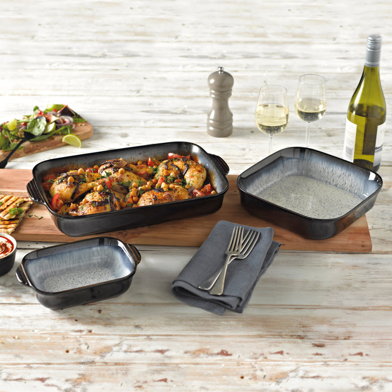 Denby Stoneware Rectangular Oven Dish, Small, Halo