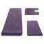 Ensemble de tapis de salle de bain en mousse viscoélastique 3 pièces 47 po 47 po-1141686273
