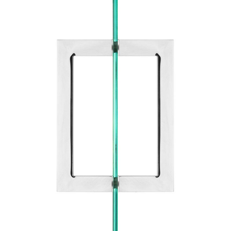 Shower Pull Plate, Polished Chrome