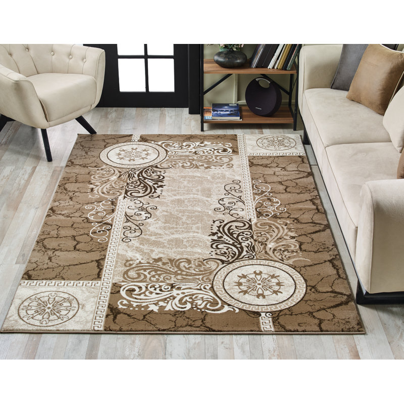 Runner Massira Floral Area Rug, Rectangle 200 x 290cm