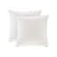 Ensemble d'édredon en microfibre blanc / gris Hollywood Glam-26702122