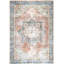 Tapis délavé en terre cuite rétro Glendal-9169129