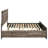 Brookes Wood Eastern King Storage Panel Bed Washed Taupe-422652639-422652638