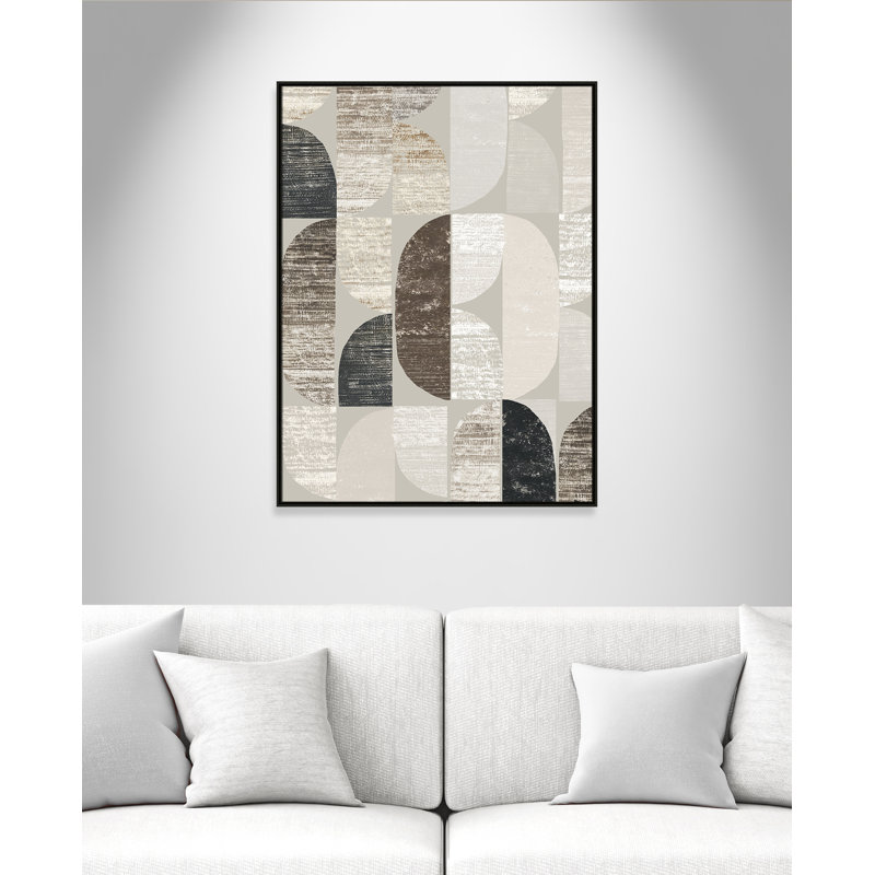 «Shape and Form II» par Tom Reeves, H 49,5 po x l 37,5 po, Espresso