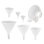 Hutzler 7 -Piece Plastic Funnel