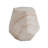 Hexagonal Round Travertine Accent Table