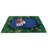 Peaceful Tropical Night Tufted Blue/Green Area Rug-721821330