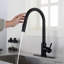Robinet de cuisine tactile avec douchette extractible-116628573