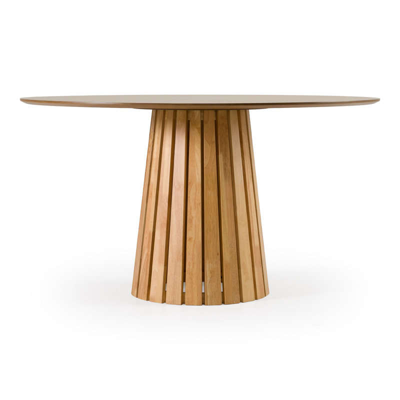 Greco Round Dining Table, Natural Oak