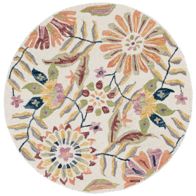 Jardin Hand Tufted Wool;Cotton Floral Indoor Rug