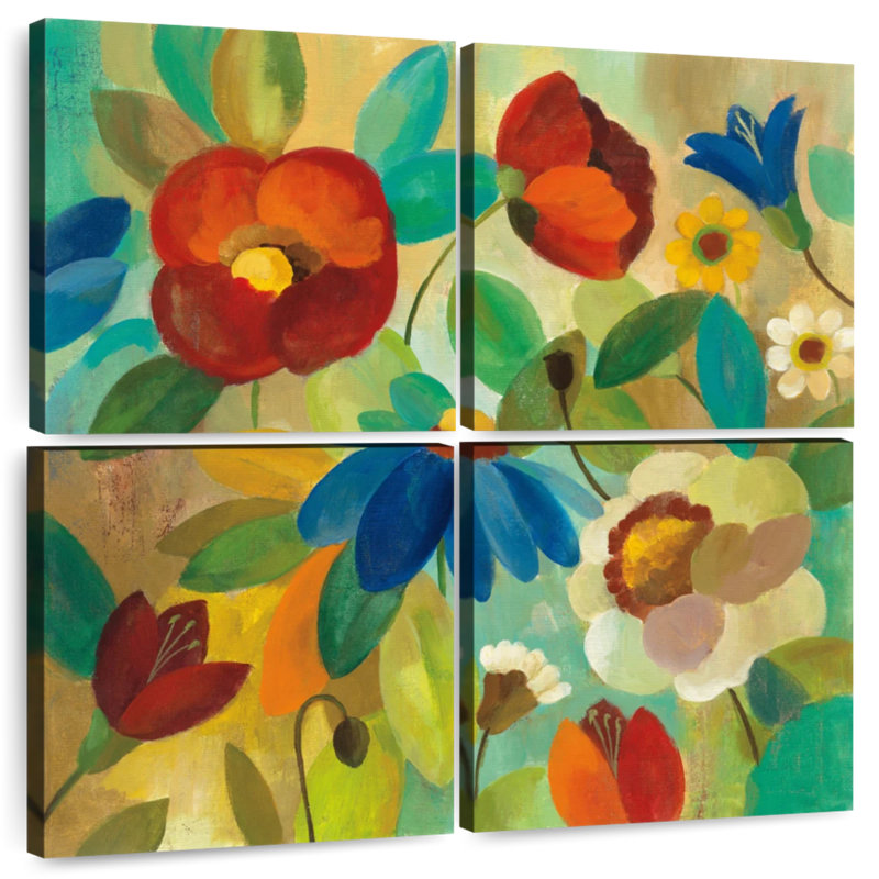 Harnek été floral I, H 26 po x l 26 po