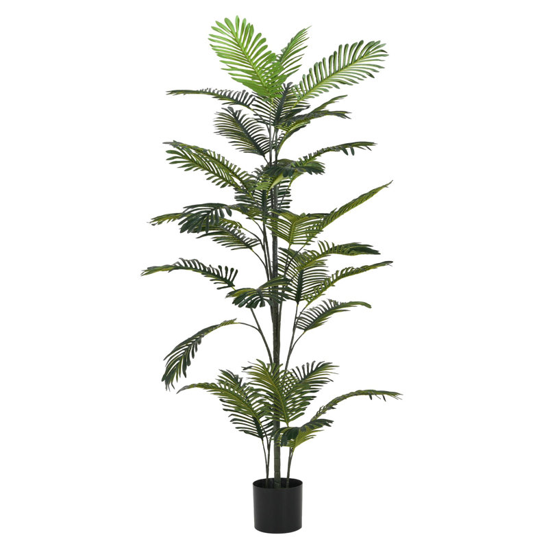 Palmier artificiel avec pot, 1, H 86 po x l 42 po x P 42 po