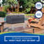 Boîte de rangement verrouillable en plastique 73 gallons Suncast
