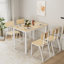 Ensemble de table de salle à manger 5 pièces avec 4 chaises-790212363-790212361-790212367