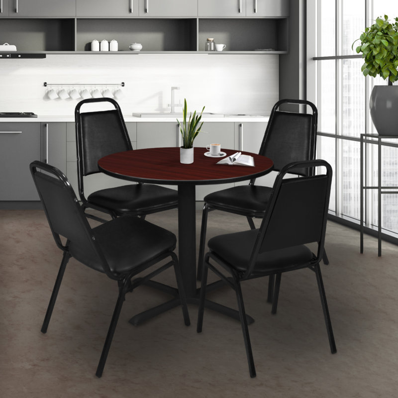 Neyland Cain Dining Table, Acajou