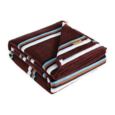 Wrangler Printed Ultra Soft Plush Fleece Blanket