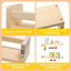 Tablette flottante en bois de pin 2 pièces Graviel-340947356-340947355