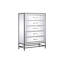 Stinchcomb 5 Drawer Mirrored Accent Chest