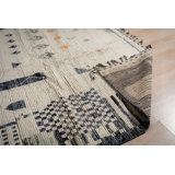 6x9 Gray Hand-Knotted Wool Diamond Field Tribal Modern Contemporary Carpet Rug