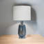 Glass Table Lamp And Shade-1217895370