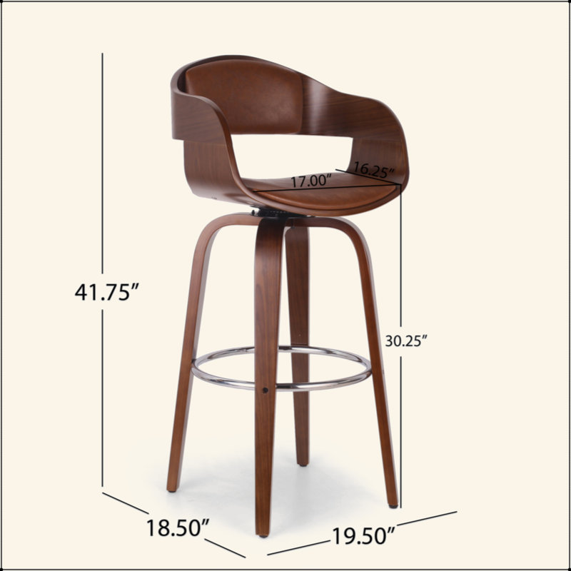 BAR STOOL, Brown