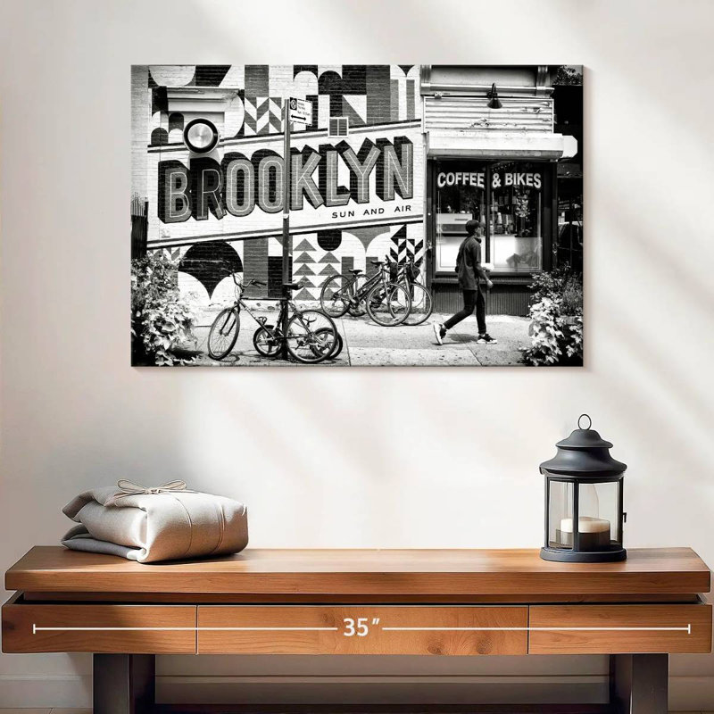 Nicci Brooklyn Coffee, 30" H x 45" W