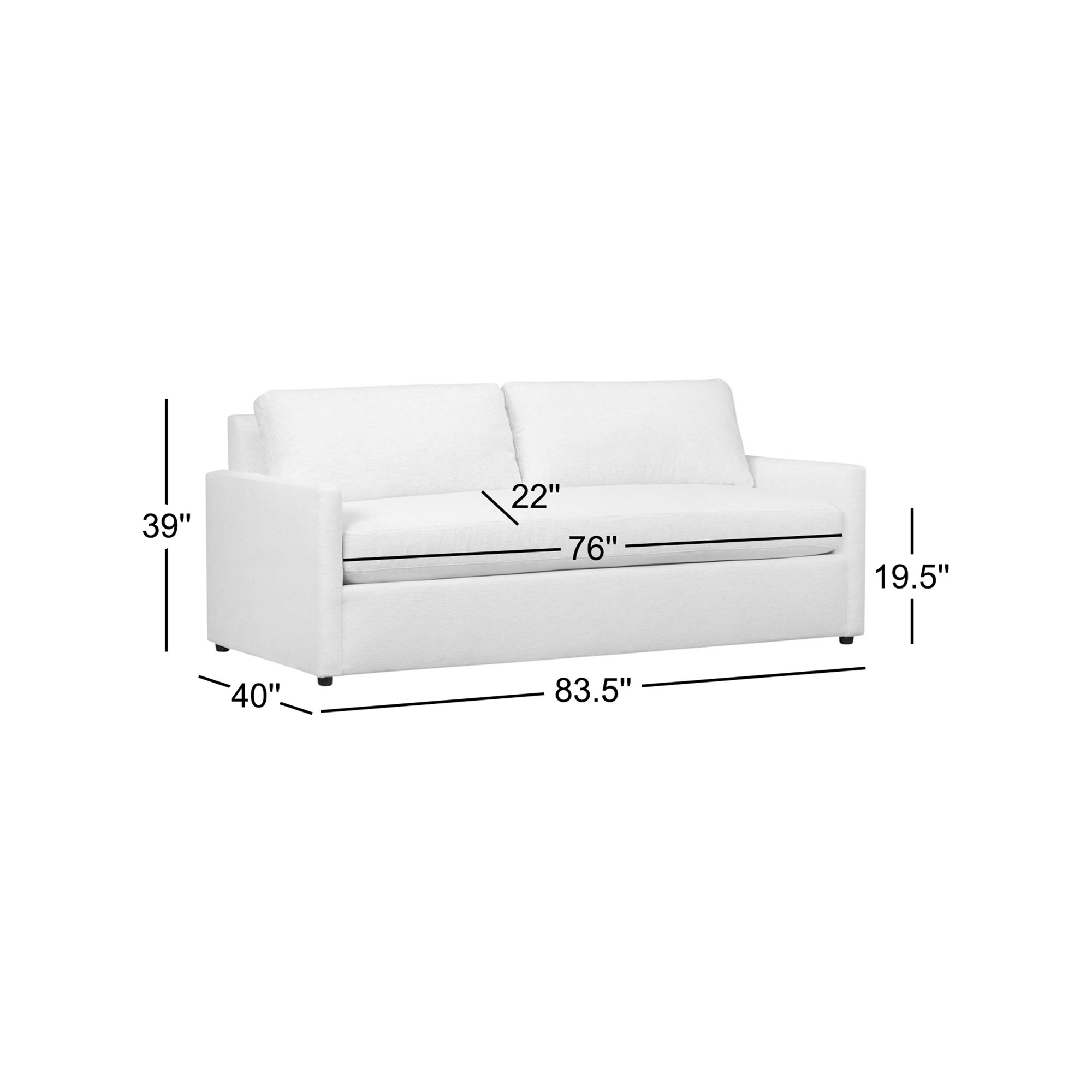 Damari 84" Upholstered Queen Sleeper Sofa, Nave Bark Performance Distressed Velvet