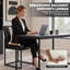 Chaise d'appoint rembourrée en similicuir-657244544