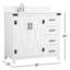 Ensemble de meuble-lavabo simple 36 po Slayton-1961482744