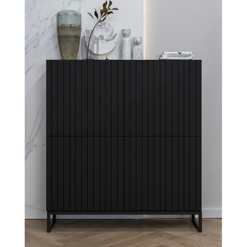 Alik 112cm Sideboard, Black